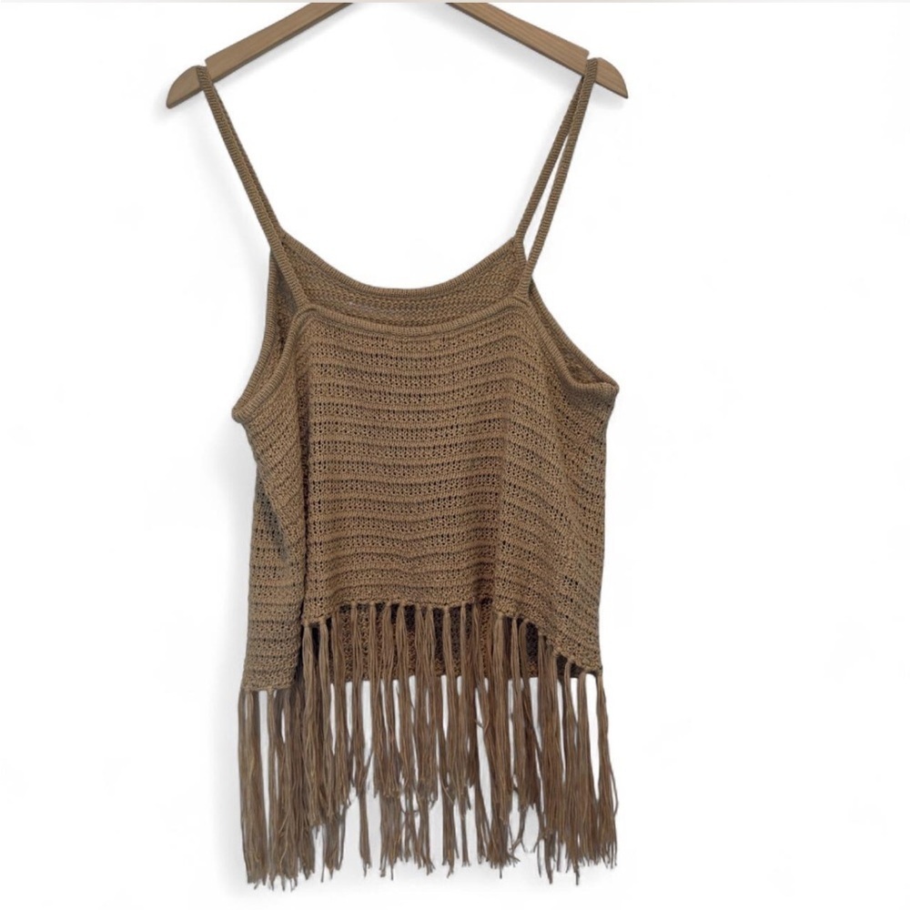 Fashion Nova Weekend Flirt Crochet Fringe Top Plus Size 3X, Coachella Festival - Picture 9 of 11